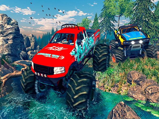 Monster 4x4 Offroad Jeep Stunt Racing 2019 — Corrida